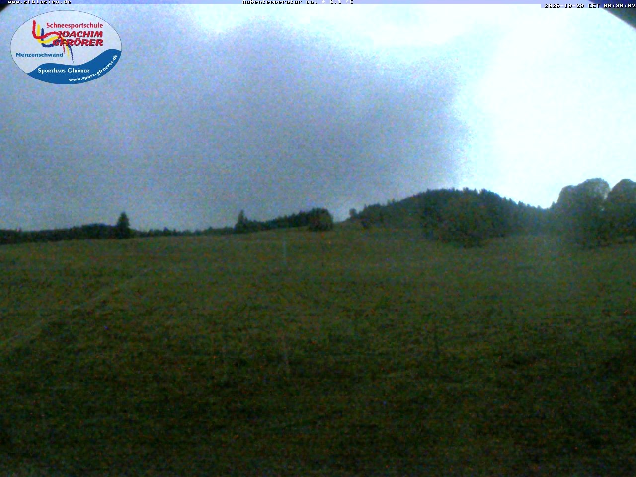 Archived image Webcam Ski lift Schwinbach