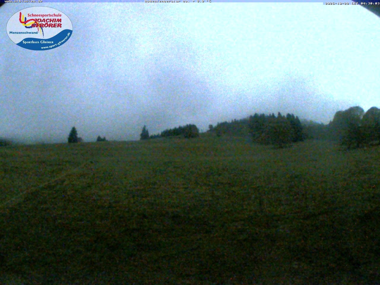 Archived image Webcam Ski lift Schwinbach