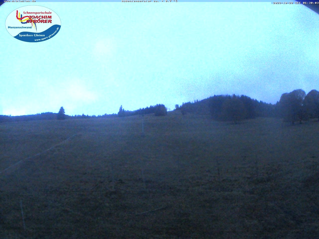 Archived image Webcam Ski lift Schwinbach