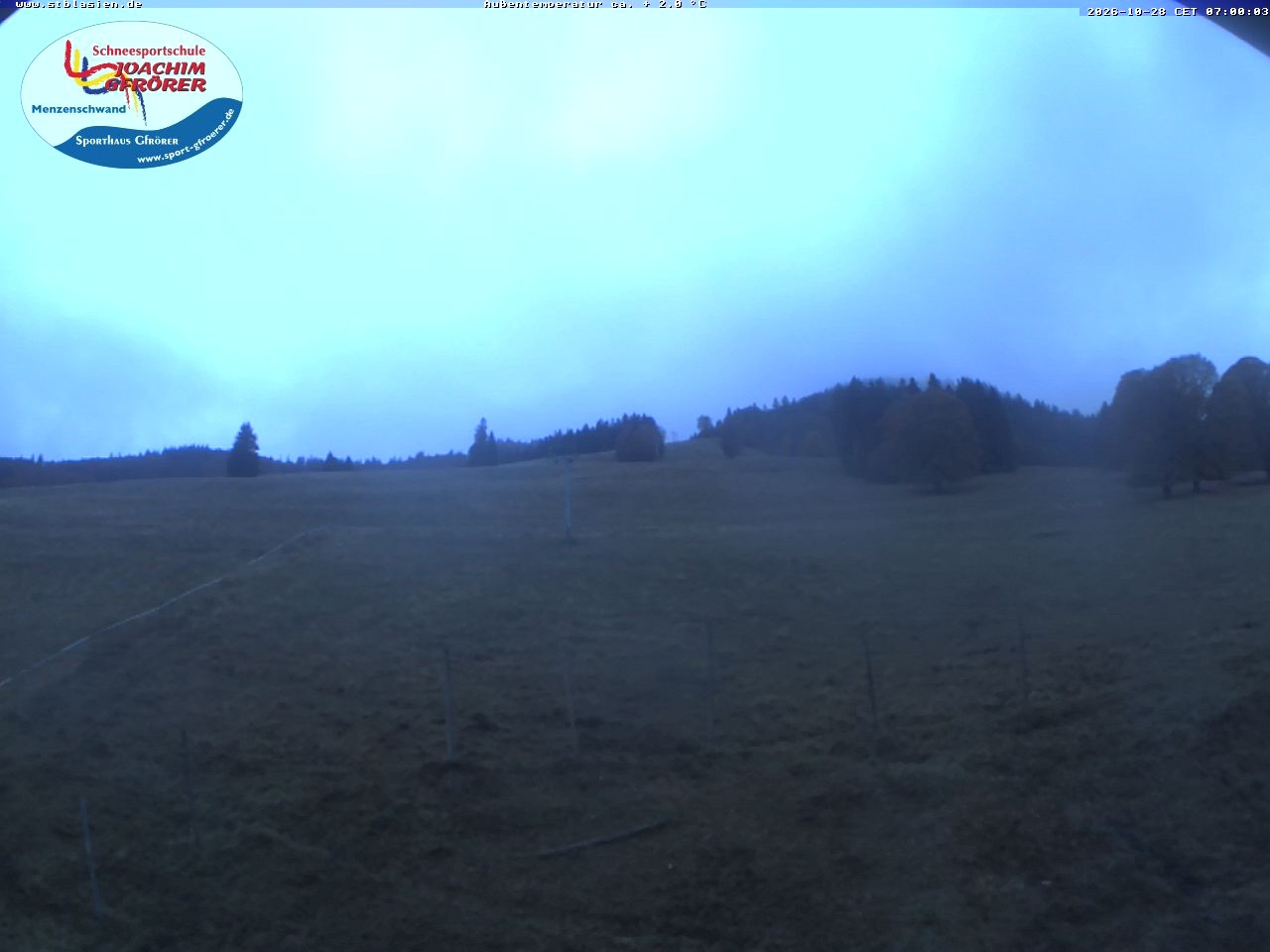 Archived image Webcam Ski lift Schwinbach