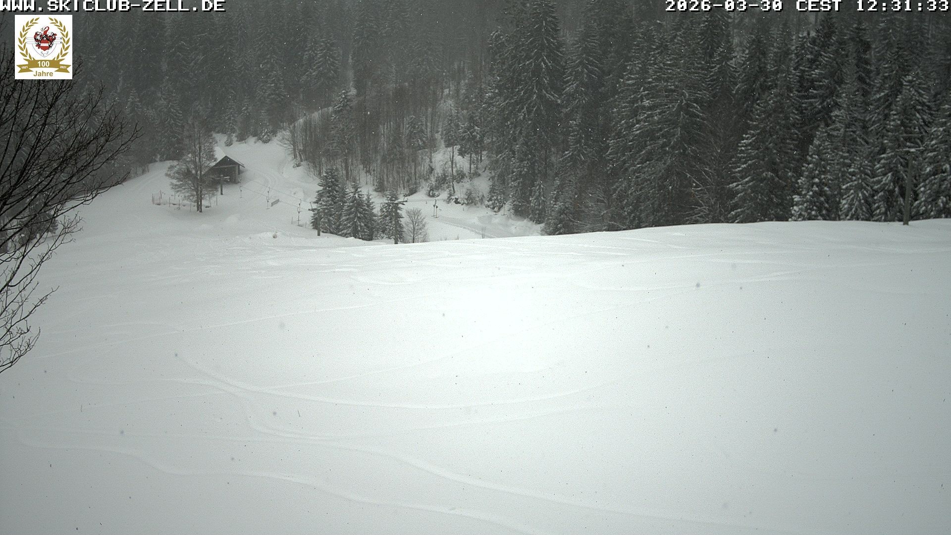 Archiv Foto Webcam St Blasien Menzenschwand Zeller Skihütte