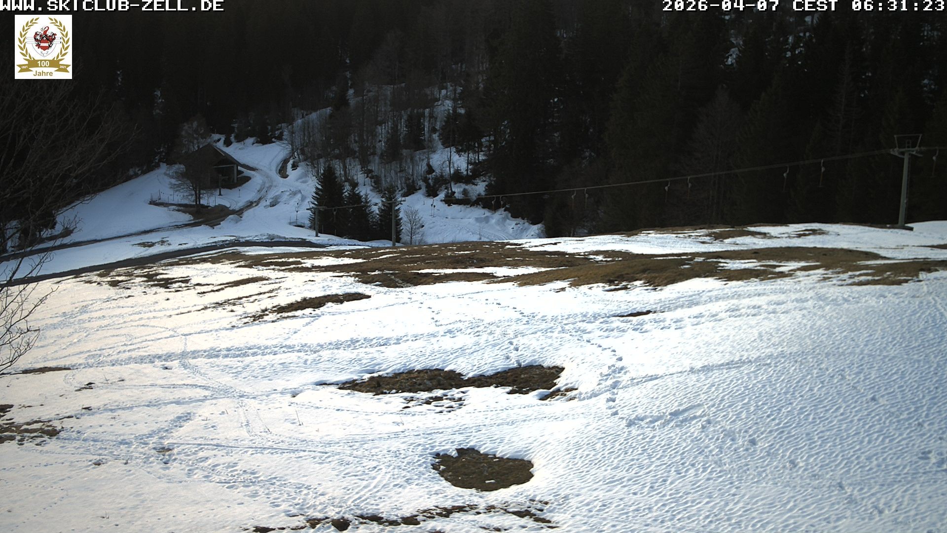 Archiv Foto Webcam St Blasien Menzenschwand Zeller Skihütte