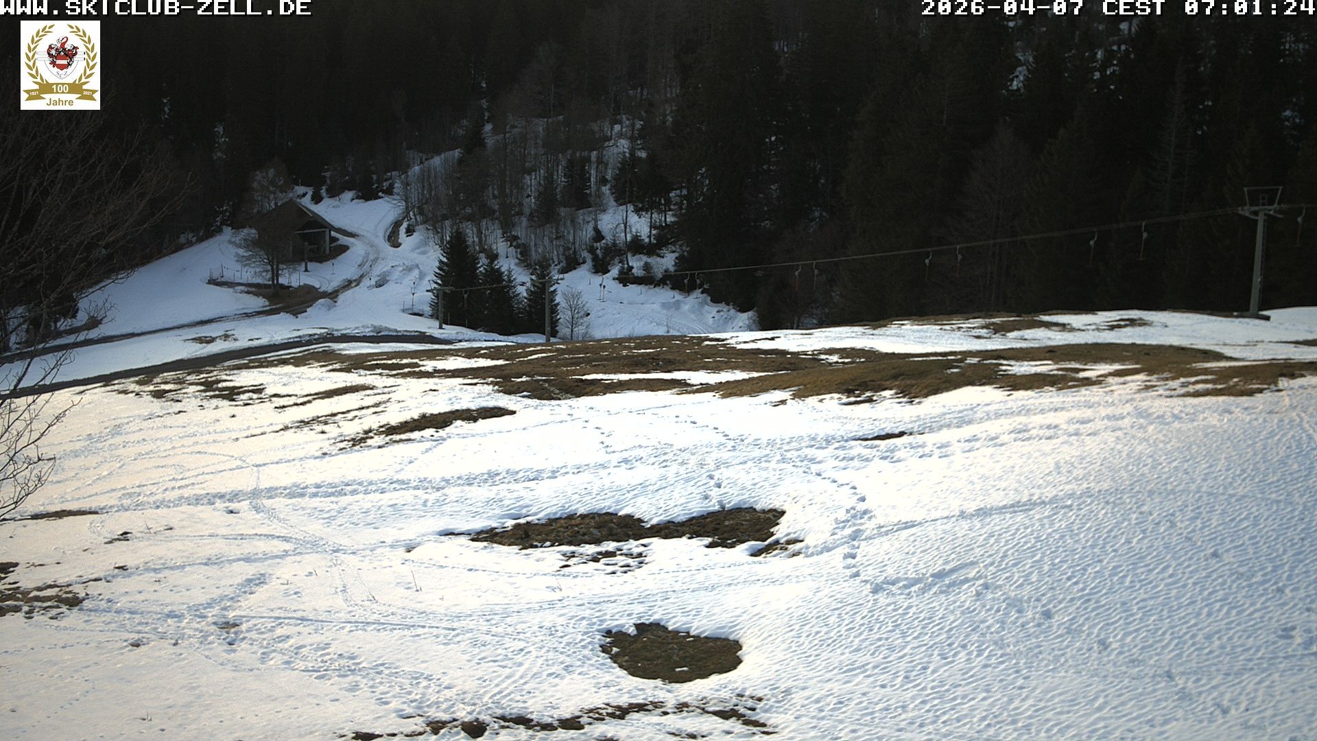 Archiv Foto Webcam St Blasien Menzenschwand Zeller Skihütte