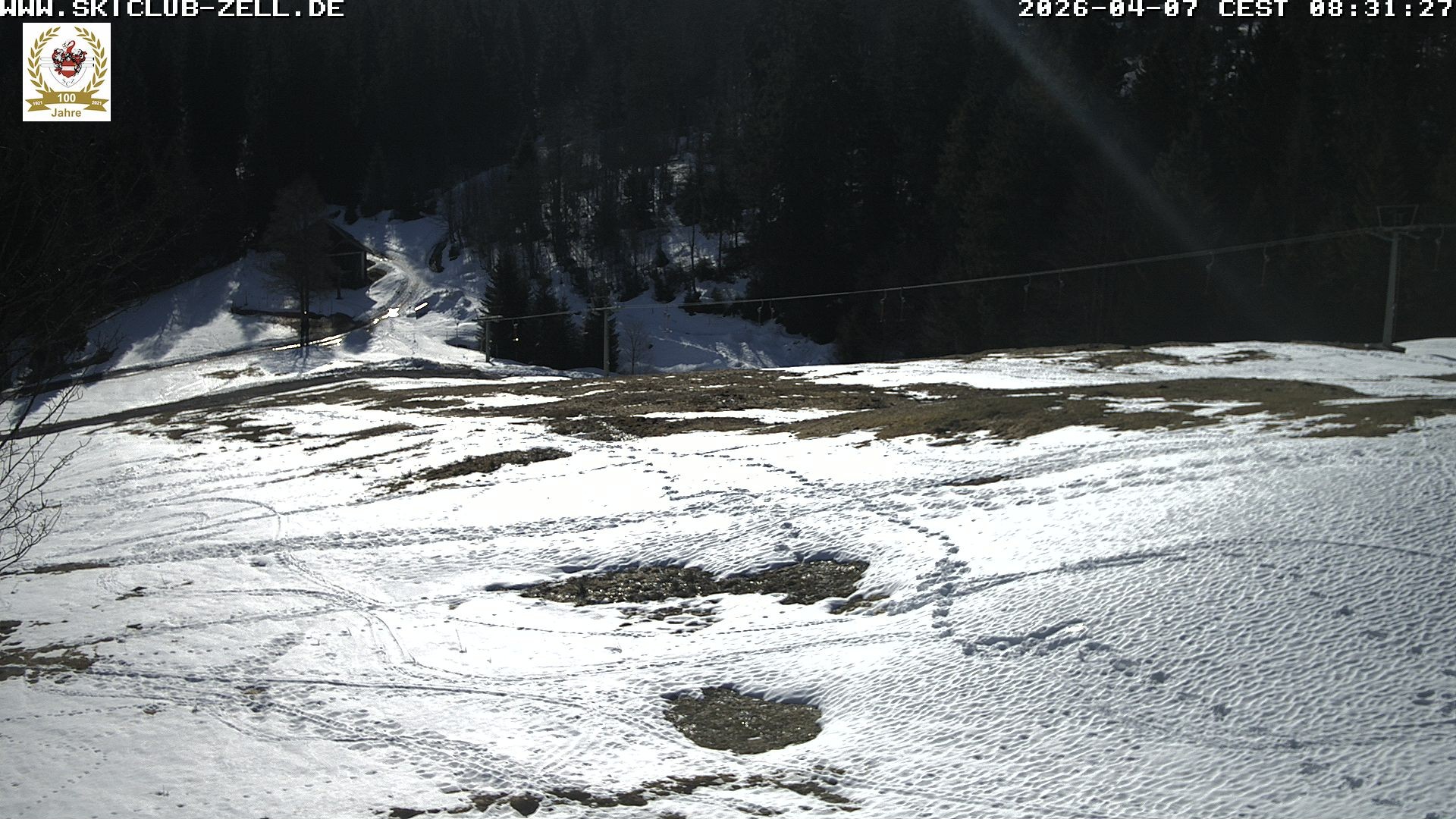 Archiv Foto Webcam St Blasien Menzenschwand Zeller Skihütte