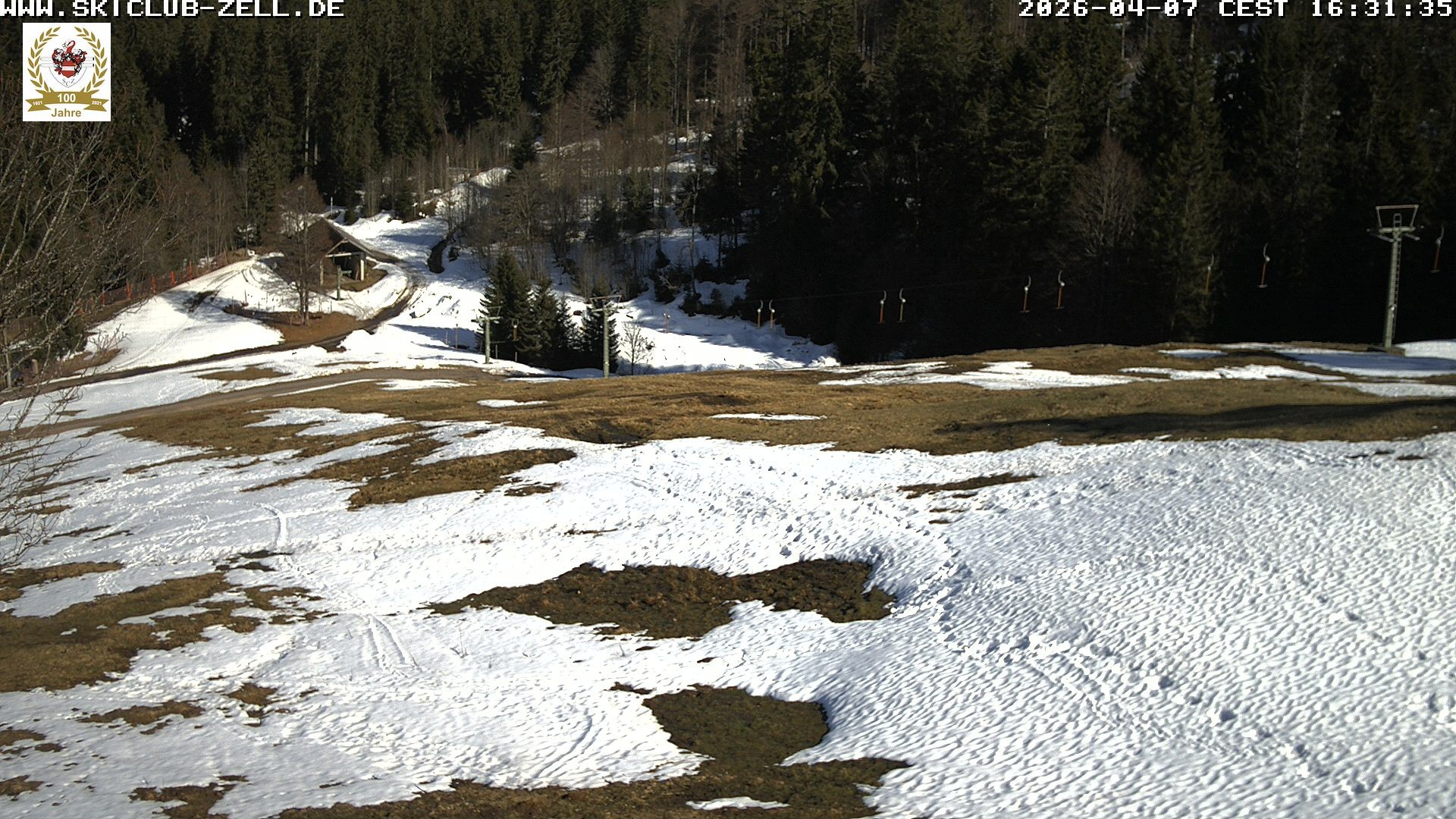 Archiv Foto Webcam St Blasien Menzenschwand Zeller Skihütte