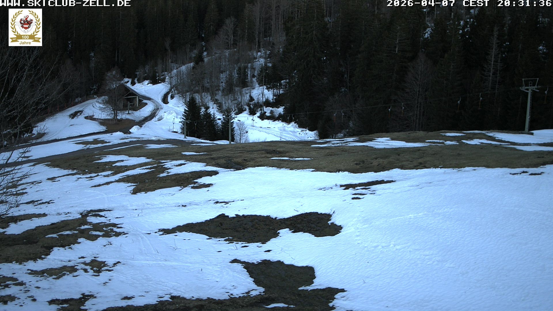 Archiv Foto Webcam St Blasien Menzenschwand Zeller Skihütte