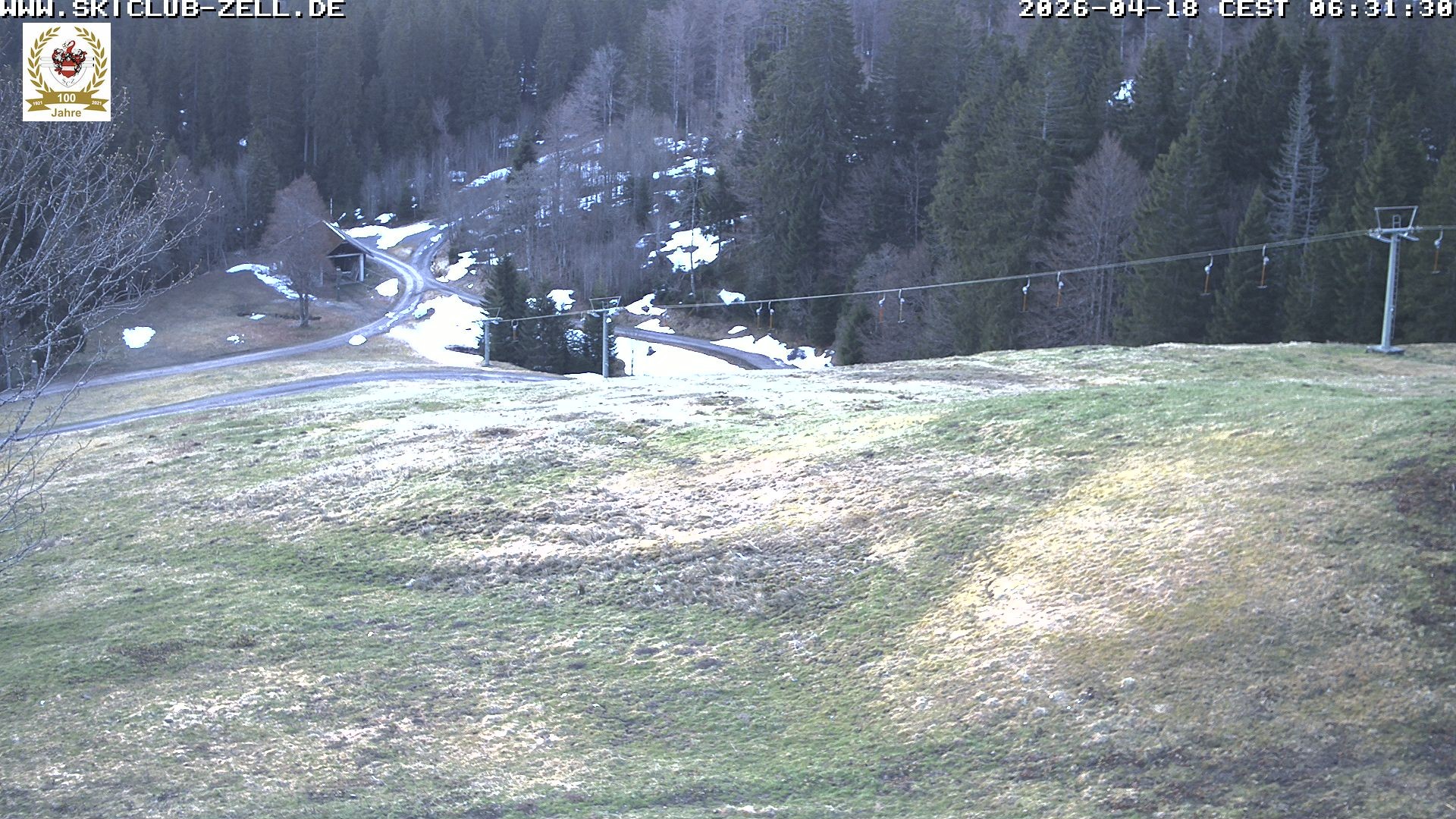 Archiv Foto Webcam St Blasien Menzenschwand Zeller Skihütte