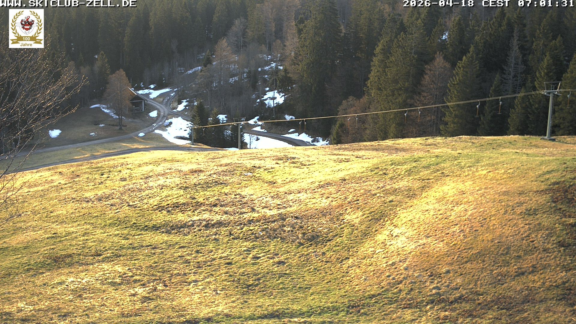 Archiv Foto Webcam St Blasien Menzenschwand Zeller Skihütte