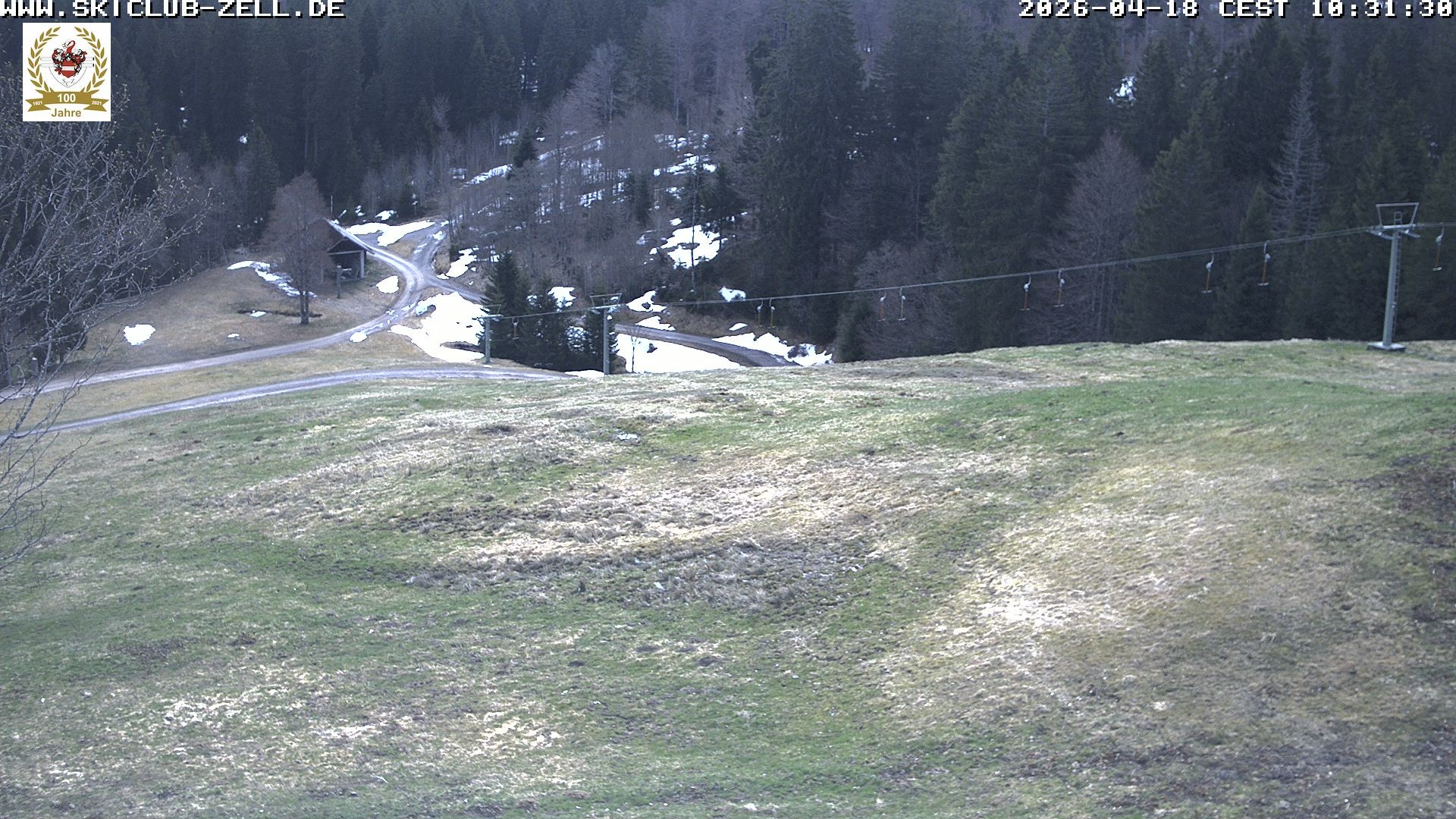 Archiv Foto Webcam St Blasien Menzenschwand Zeller Skihütte