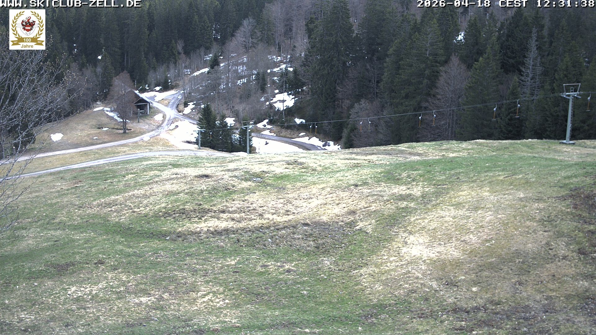 Archiv Foto Webcam St Blasien Menzenschwand Zeller Skihütte