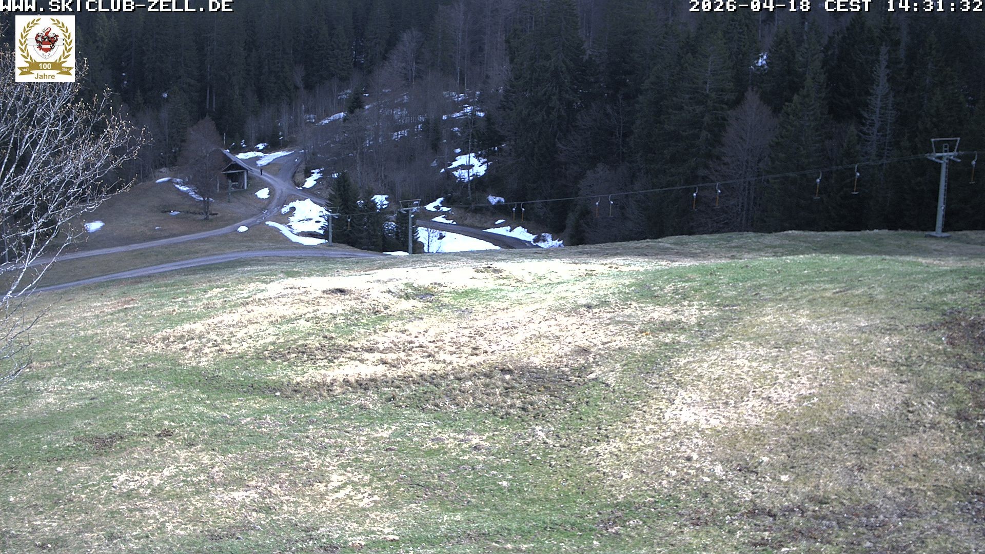 Archiv Foto Webcam St Blasien Menzenschwand Zeller Skihütte