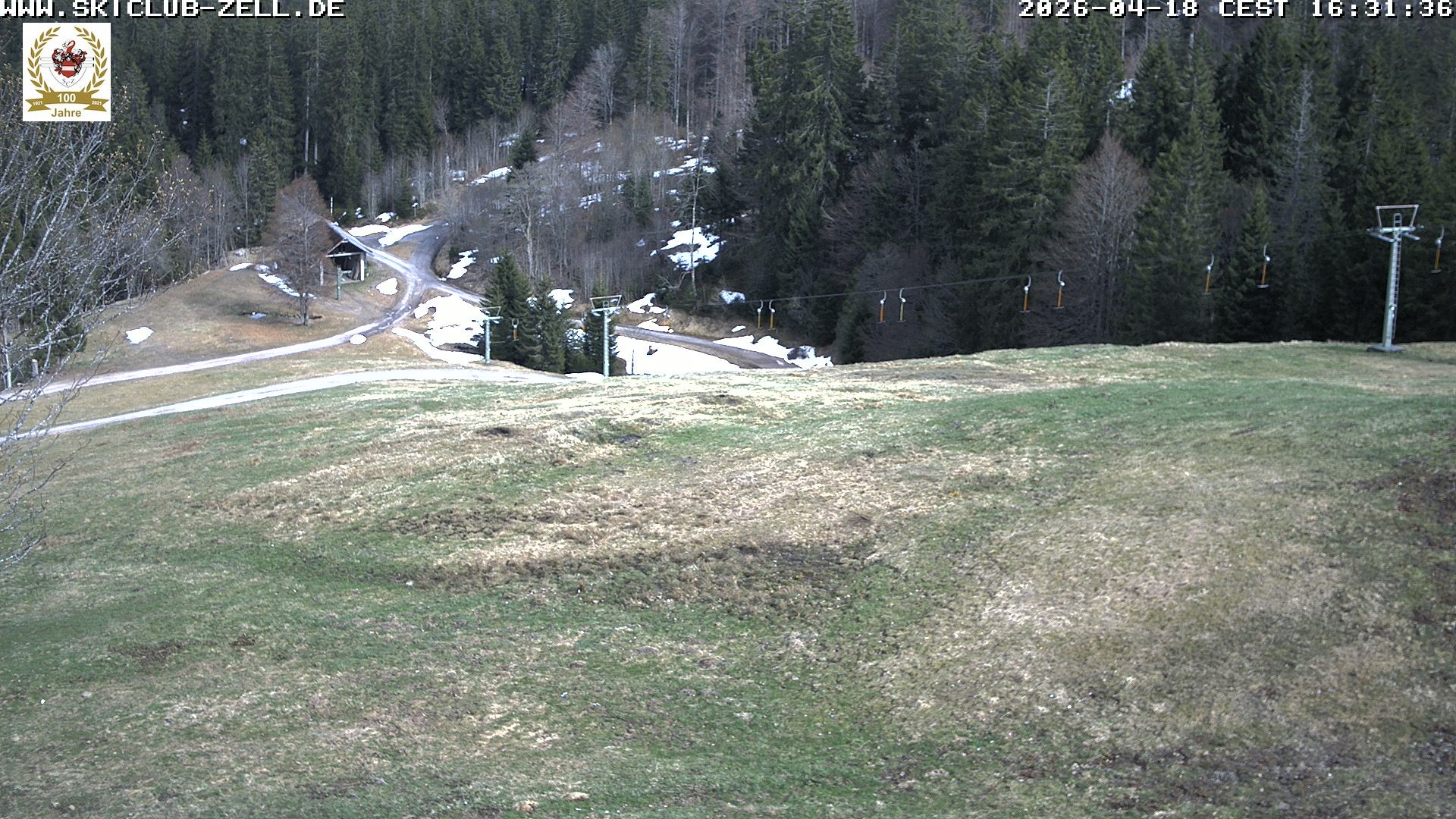 Archiv Foto Webcam St Blasien Menzenschwand Zeller Skihütte