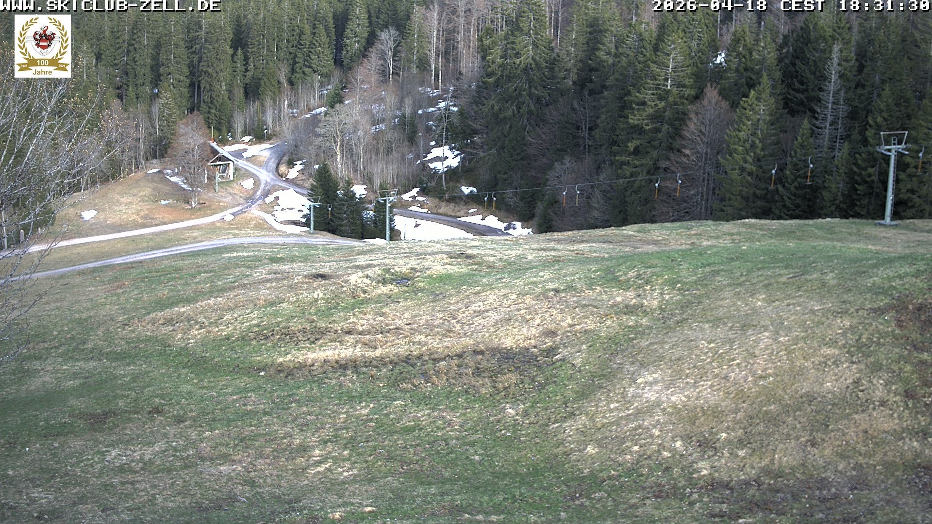 Archiv Foto Webcam St Blasien Menzenschwand Zeller Skihütte