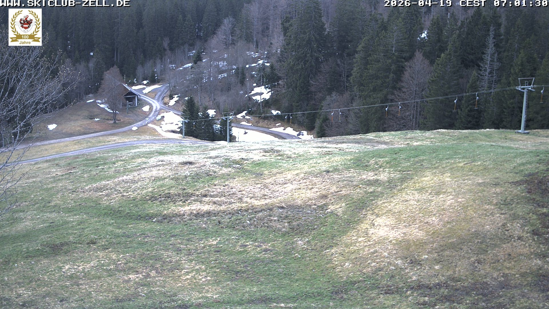 Archiv Foto Webcam St Blasien Menzenschwand Zeller Skihütte