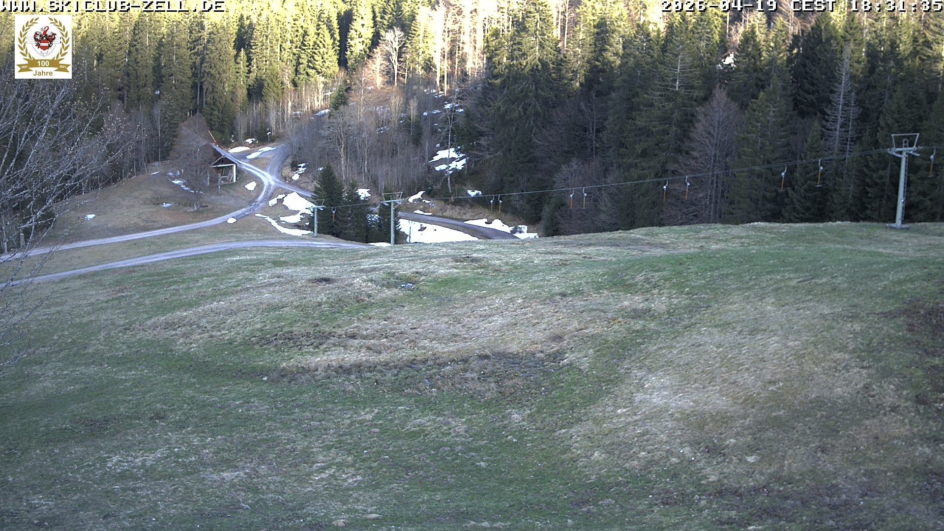 Archiv Foto Webcam St Blasien Menzenschwand Zeller Skihütte