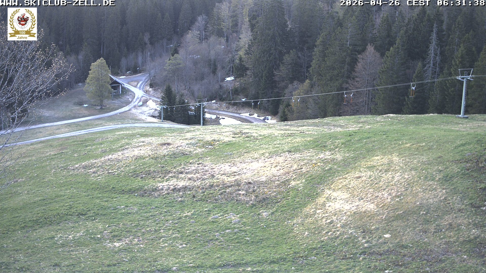 Archiv Foto Webcam St Blasien Menzenschwand Zeller Skihütte
