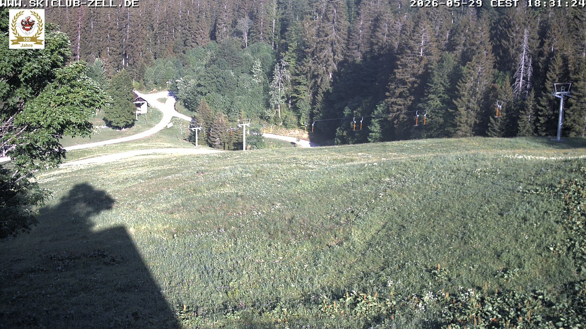 Archiv Foto Webcam St Blasien Menzenschwand Zeller Skihütte