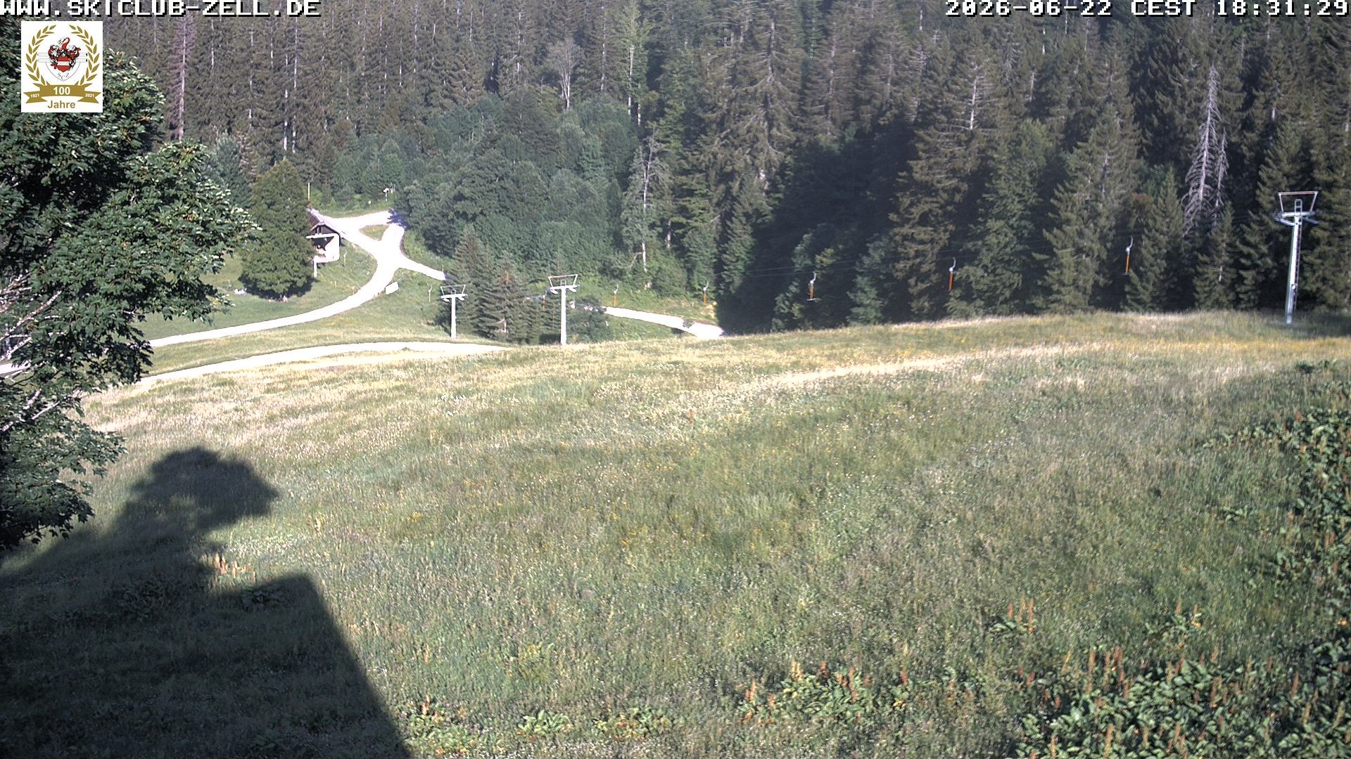 Archiv Foto Webcam St Blasien Menzenschwand Zeller Skihütte