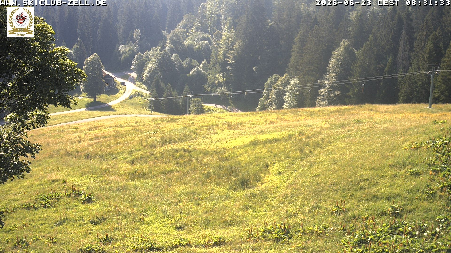 Archiv Foto Webcam St Blasien Menzenschwand Zeller Skihütte