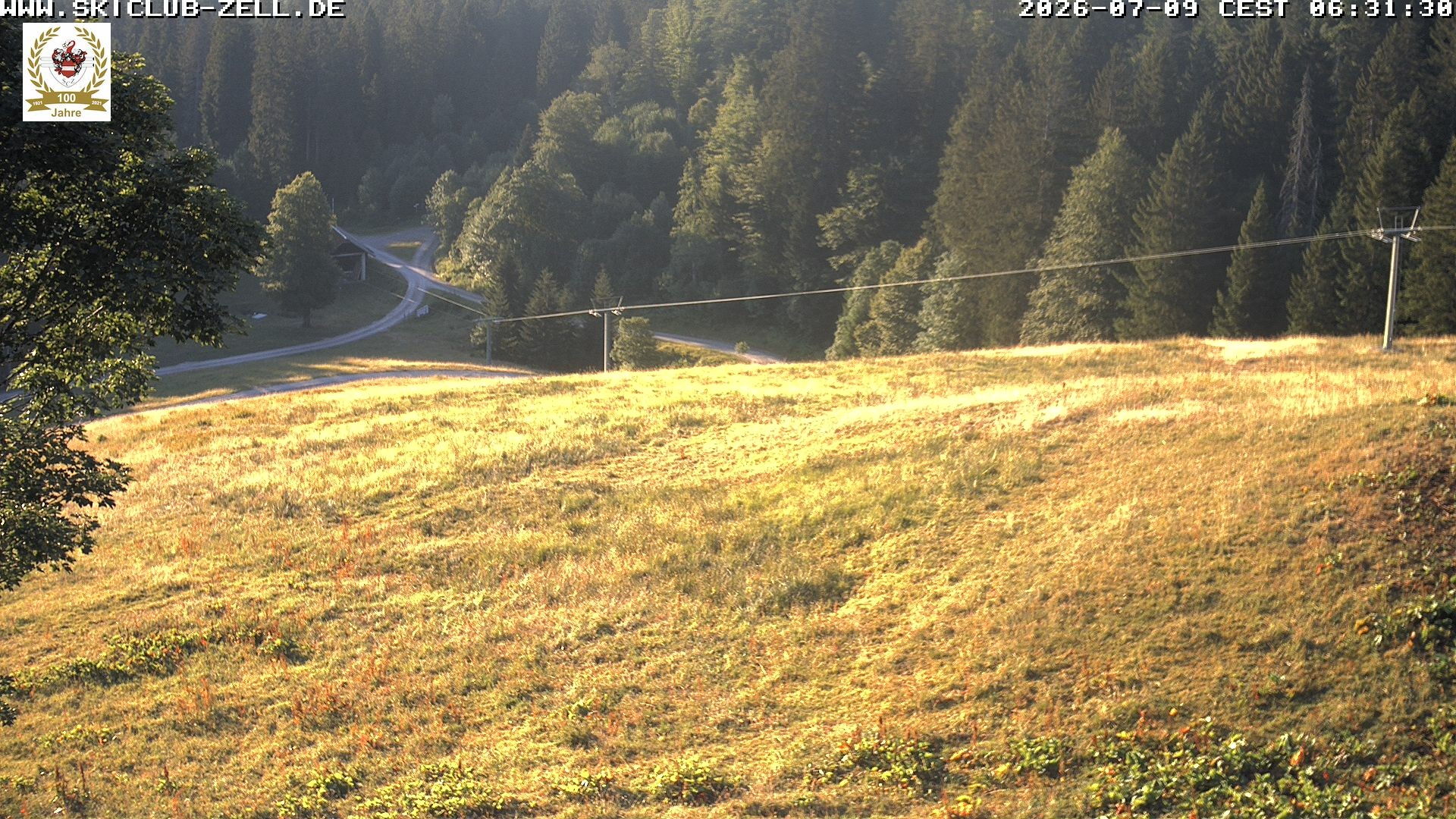 Archiv Foto Webcam St Blasien Menzenschwand Zeller Skihütte