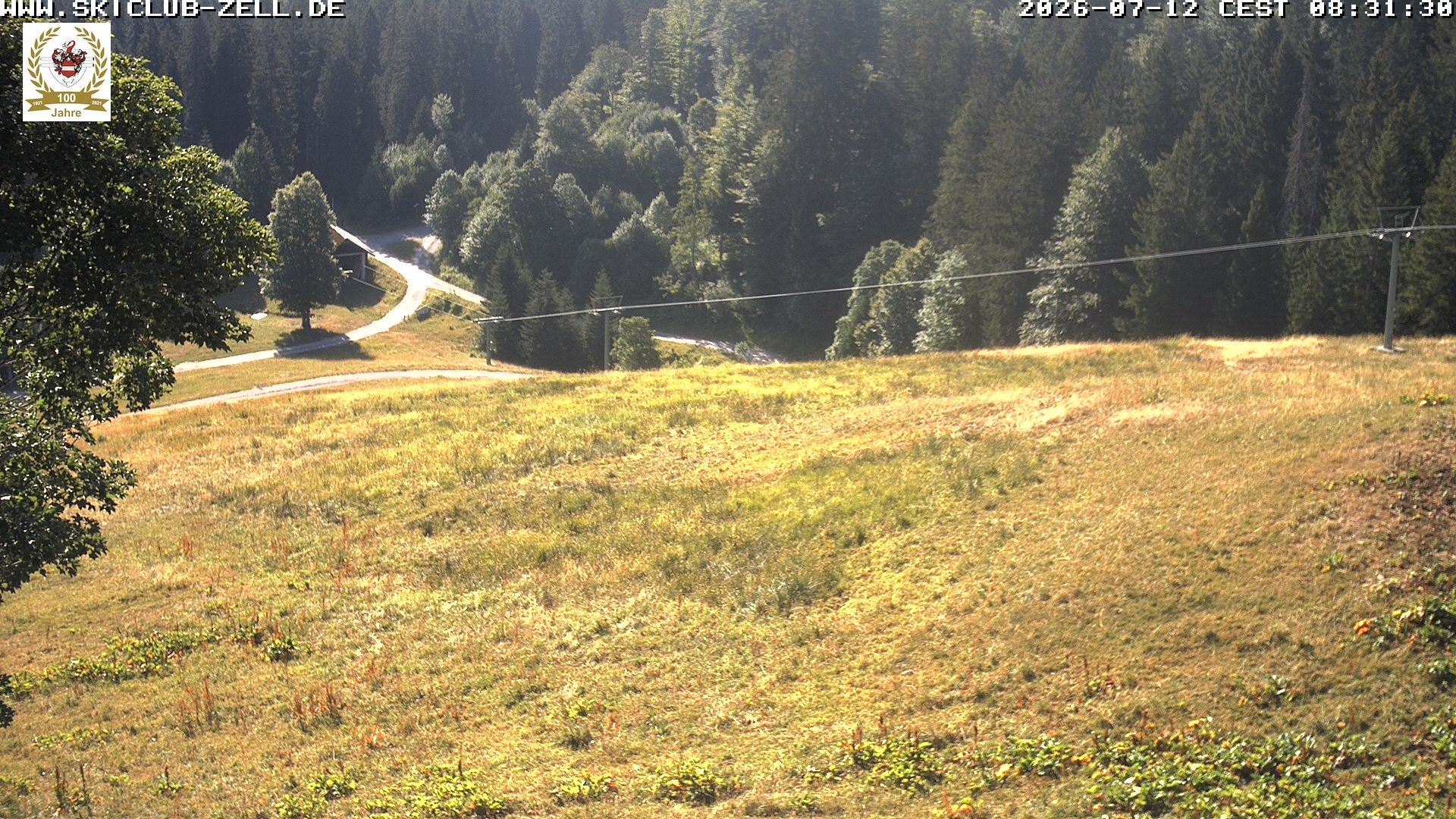Archiv Foto Webcam St Blasien Menzenschwand Zeller Skihütte