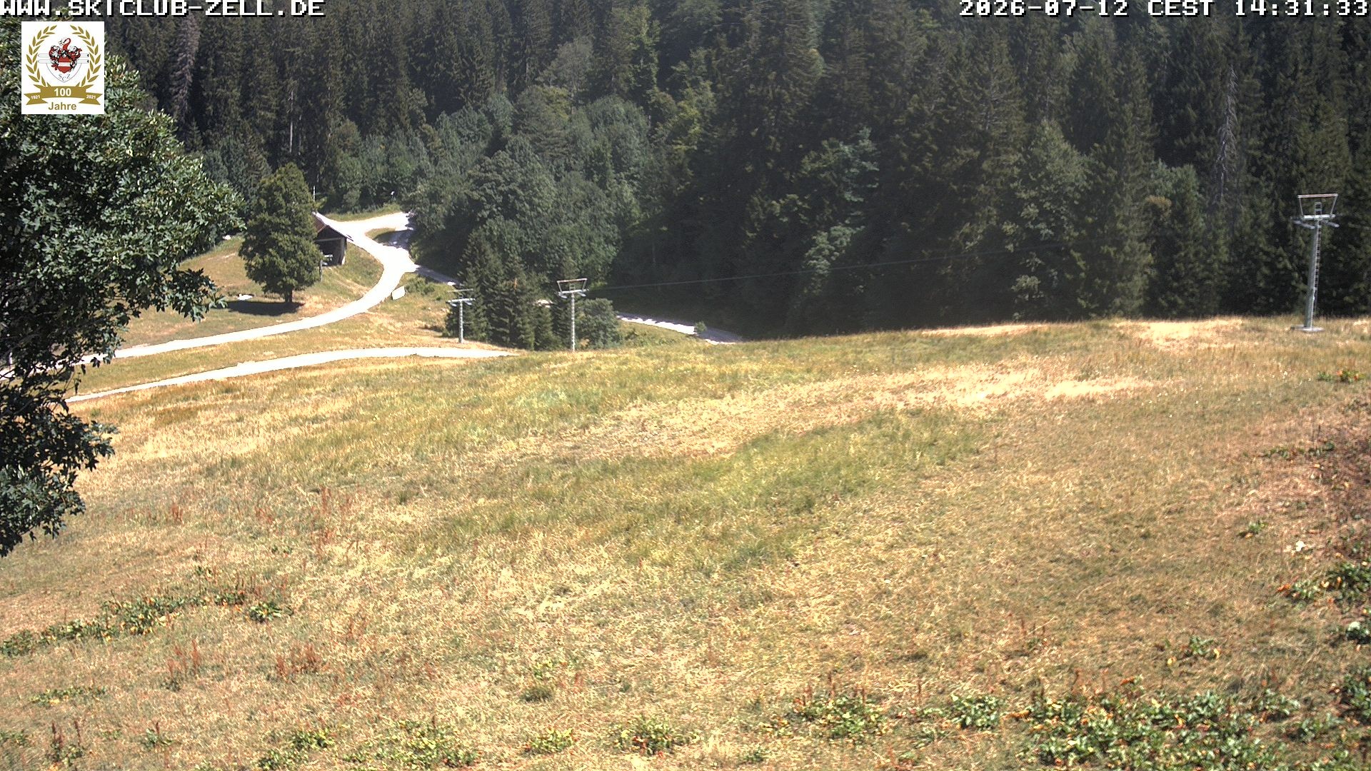 Archiv Foto Webcam St Blasien Menzenschwand Zeller Skihütte