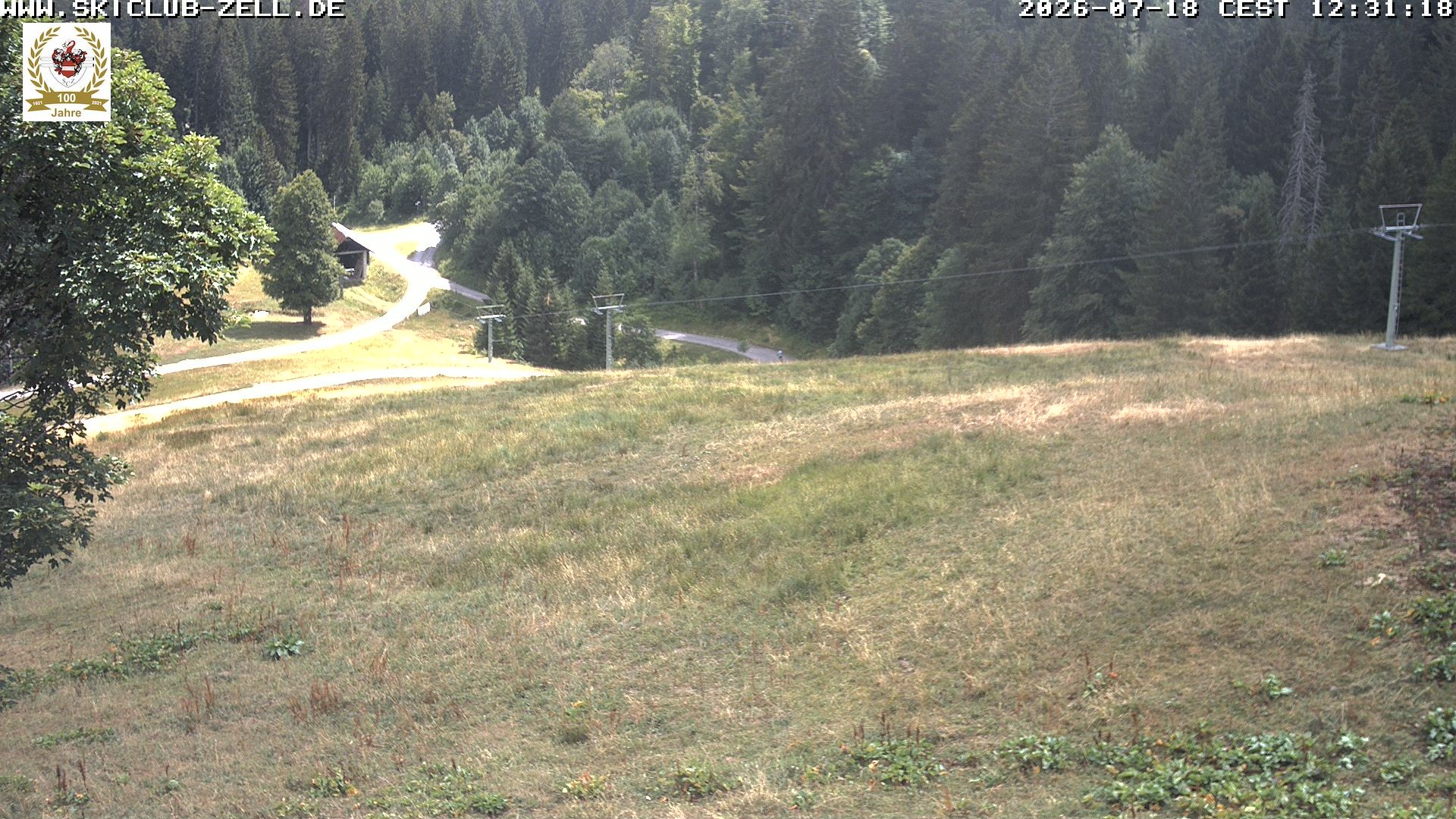Archiv Foto Webcam St Blasien Menzenschwand Zeller Skihütte