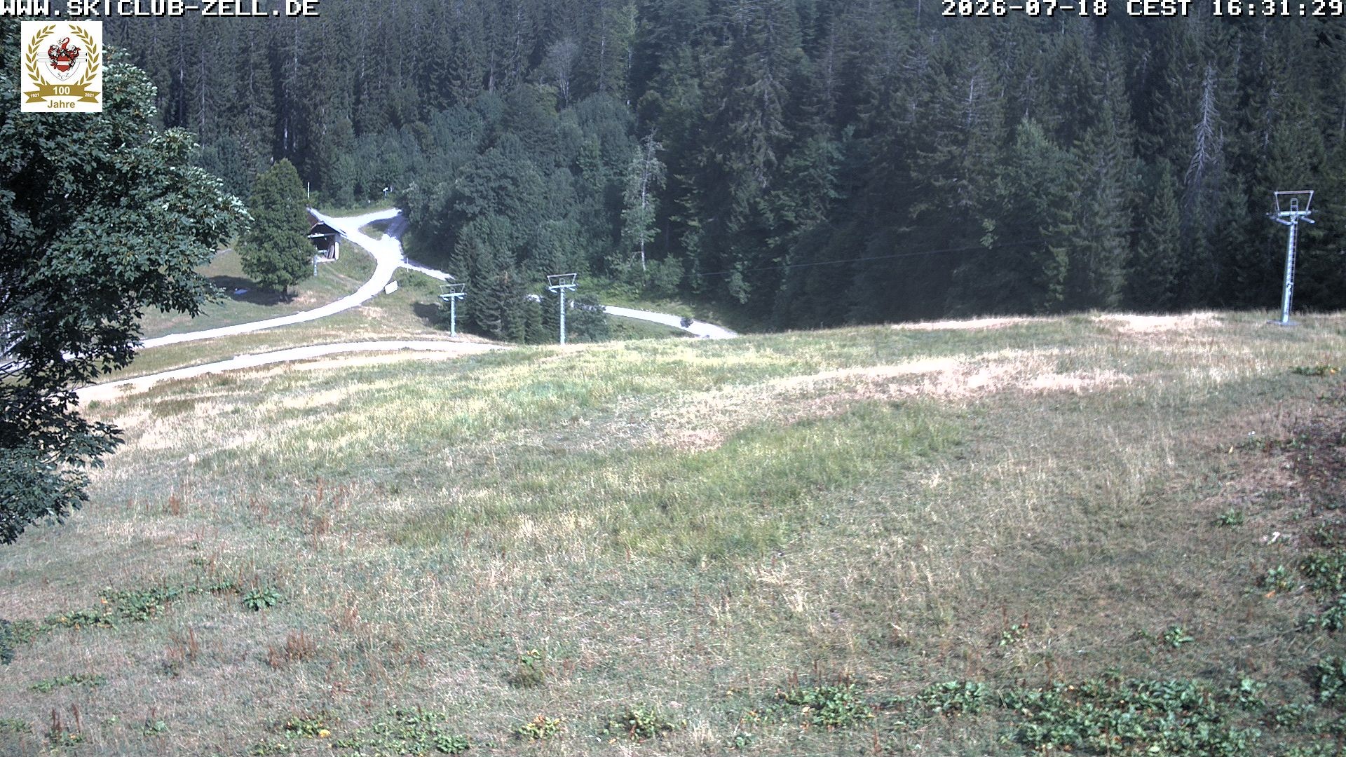 Archiv Foto Webcam St Blasien Menzenschwand Zeller Skihütte