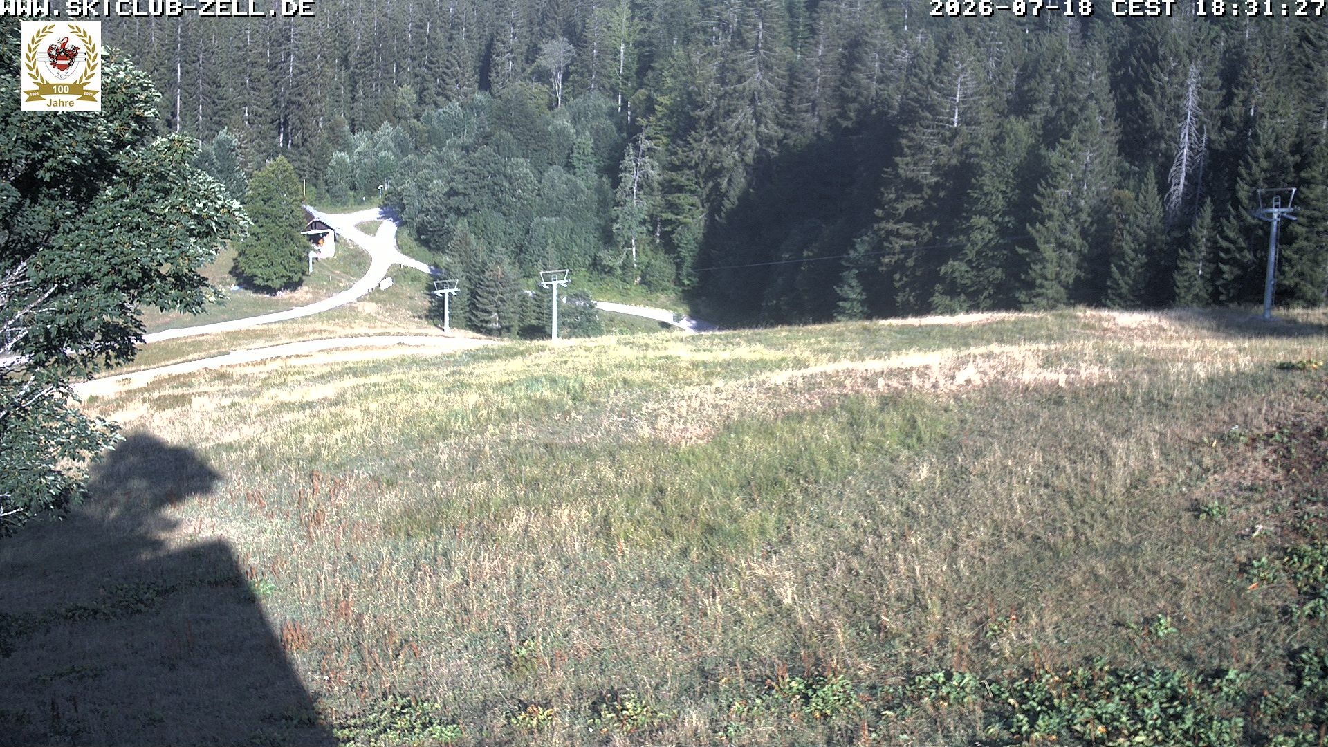 Archiv Foto Webcam St Blasien Menzenschwand Zeller Skihütte