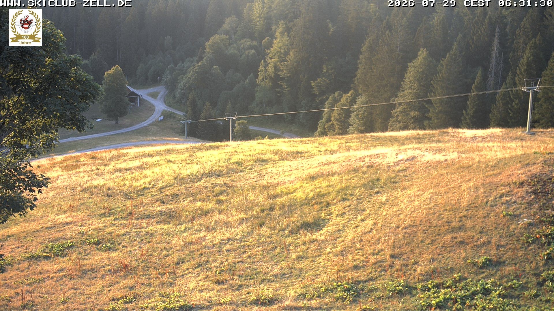 Archiv Foto Webcam St Blasien Menzenschwand Zeller Skihütte