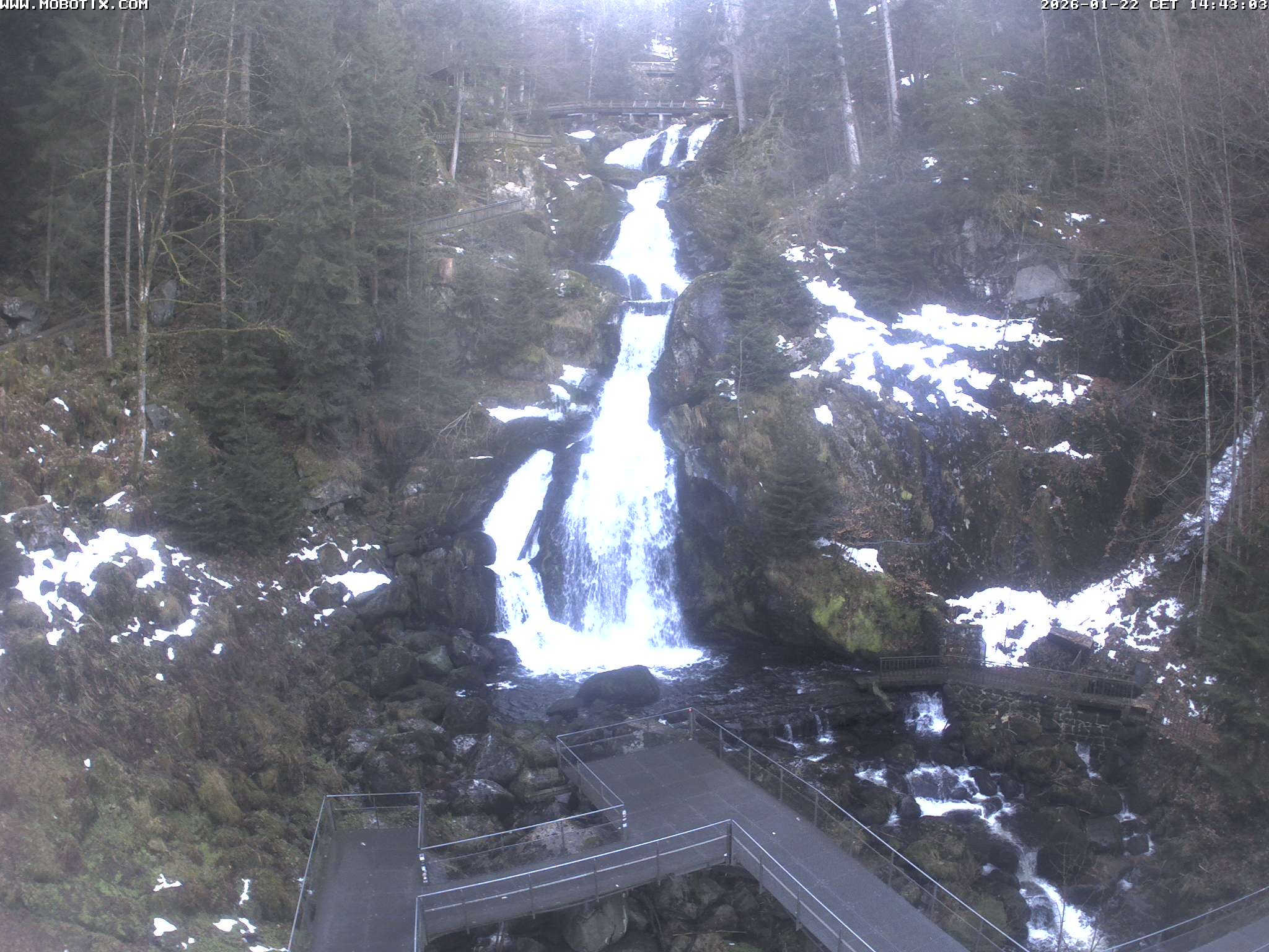 Archiv Foto Webcam Triberg Wasserfälle im Schwarzwald