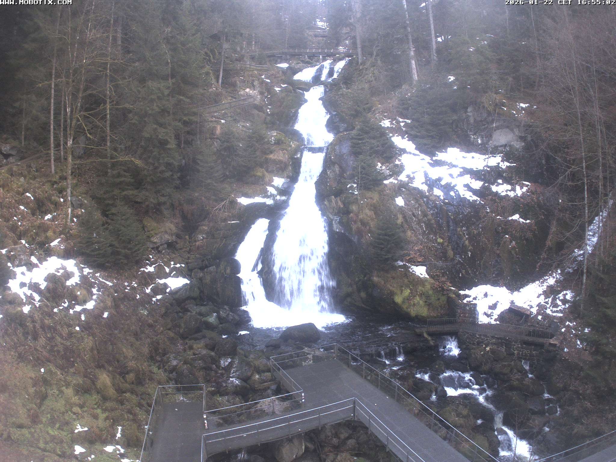 Archiv Foto Webcam Triberg Wasserfälle im Schwarzwald
