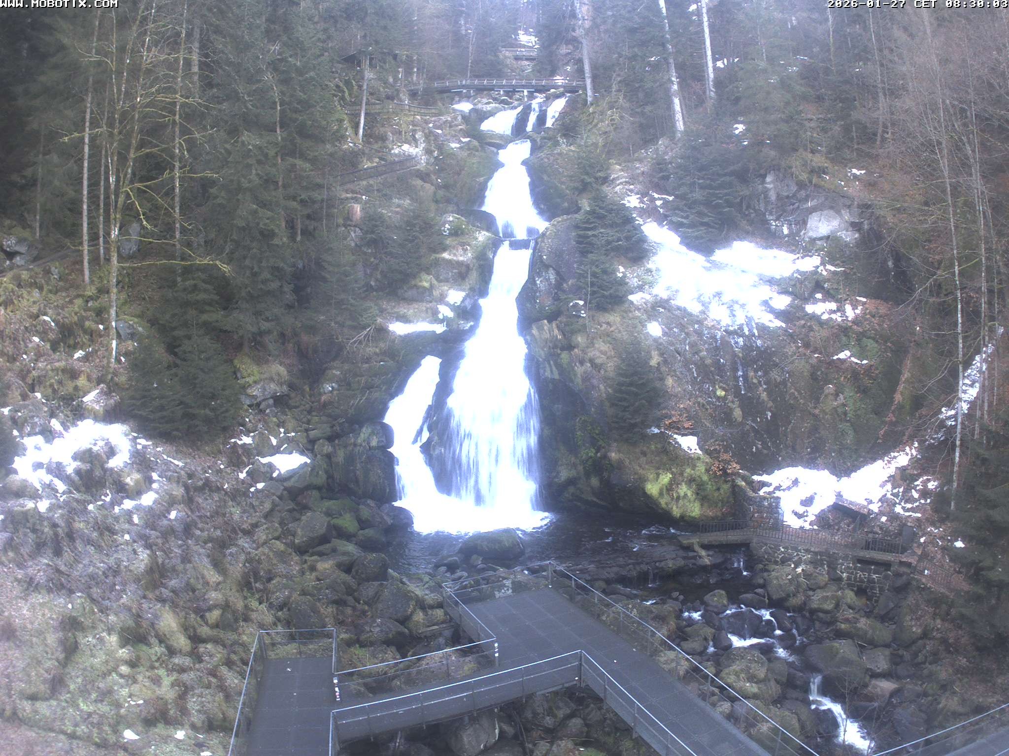 Archiv Foto Webcam Triberg Wasserfälle im Schwarzwald