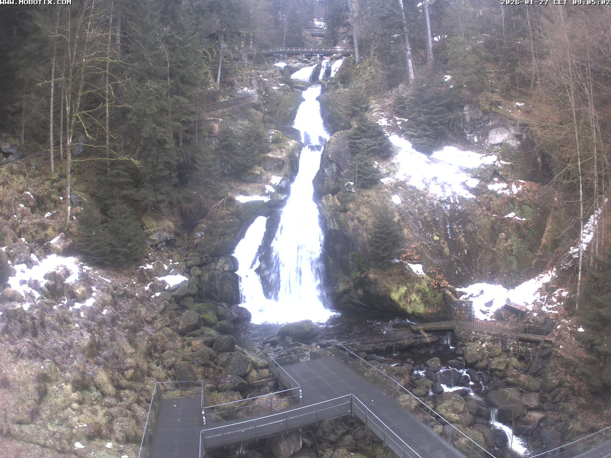 Archiv Foto Webcam Triberg Wasserfälle im Schwarzwald