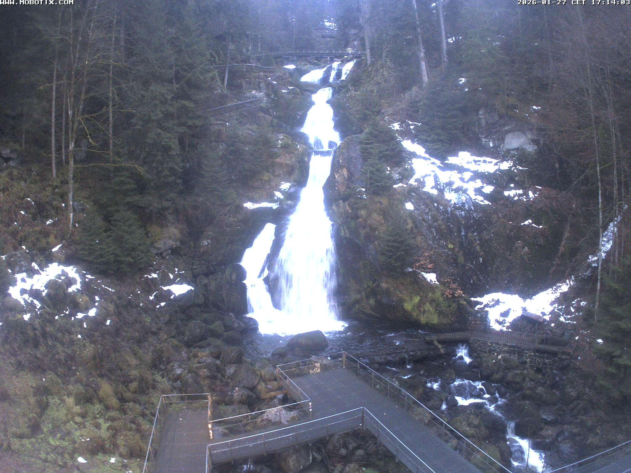 Archiv Foto Webcam Triberg Wasserfälle im Schwarzwald