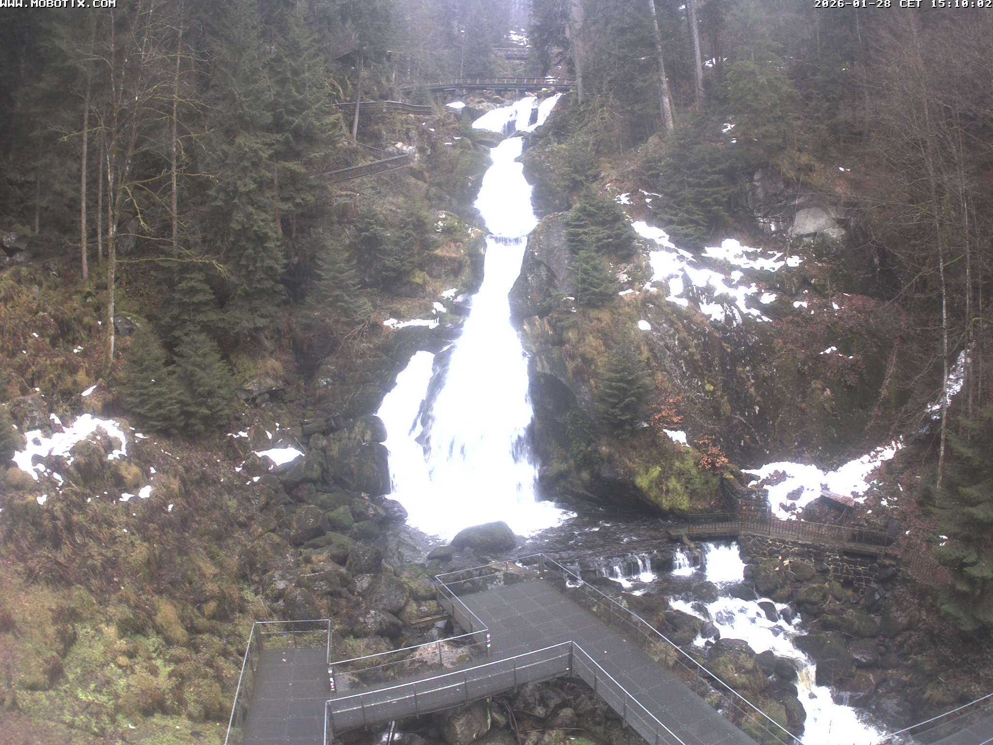 Archiv Foto Webcam Triberg Wasserfälle im Schwarzwald