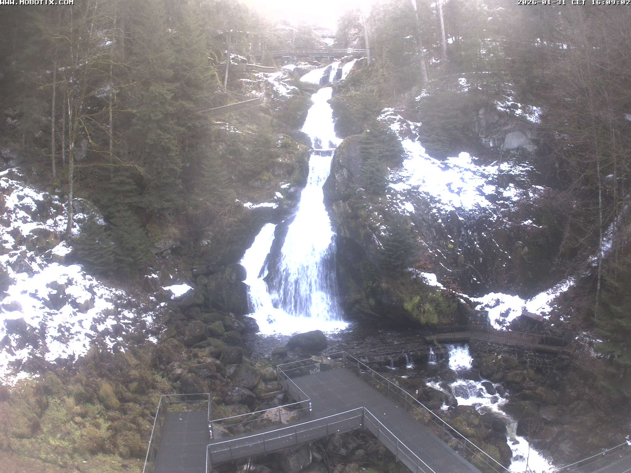 Archiv Foto Webcam Triberg Wasserfälle im Schwarzwald