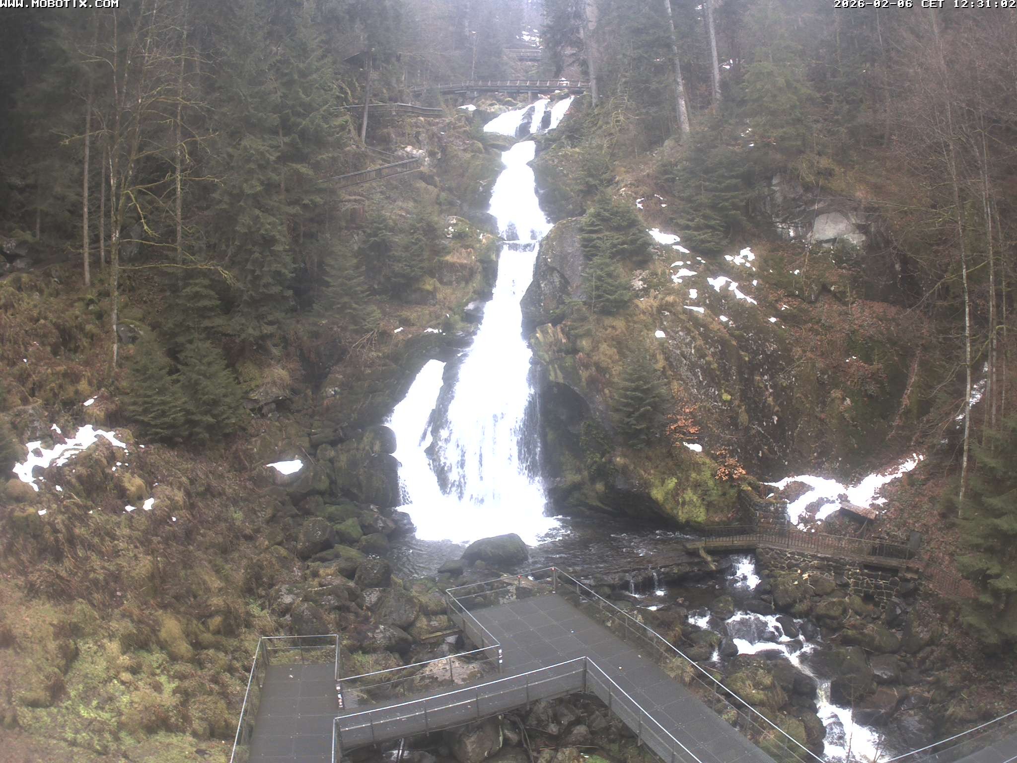Archiv Foto Webcam Triberg Wasserfälle im Schwarzwald