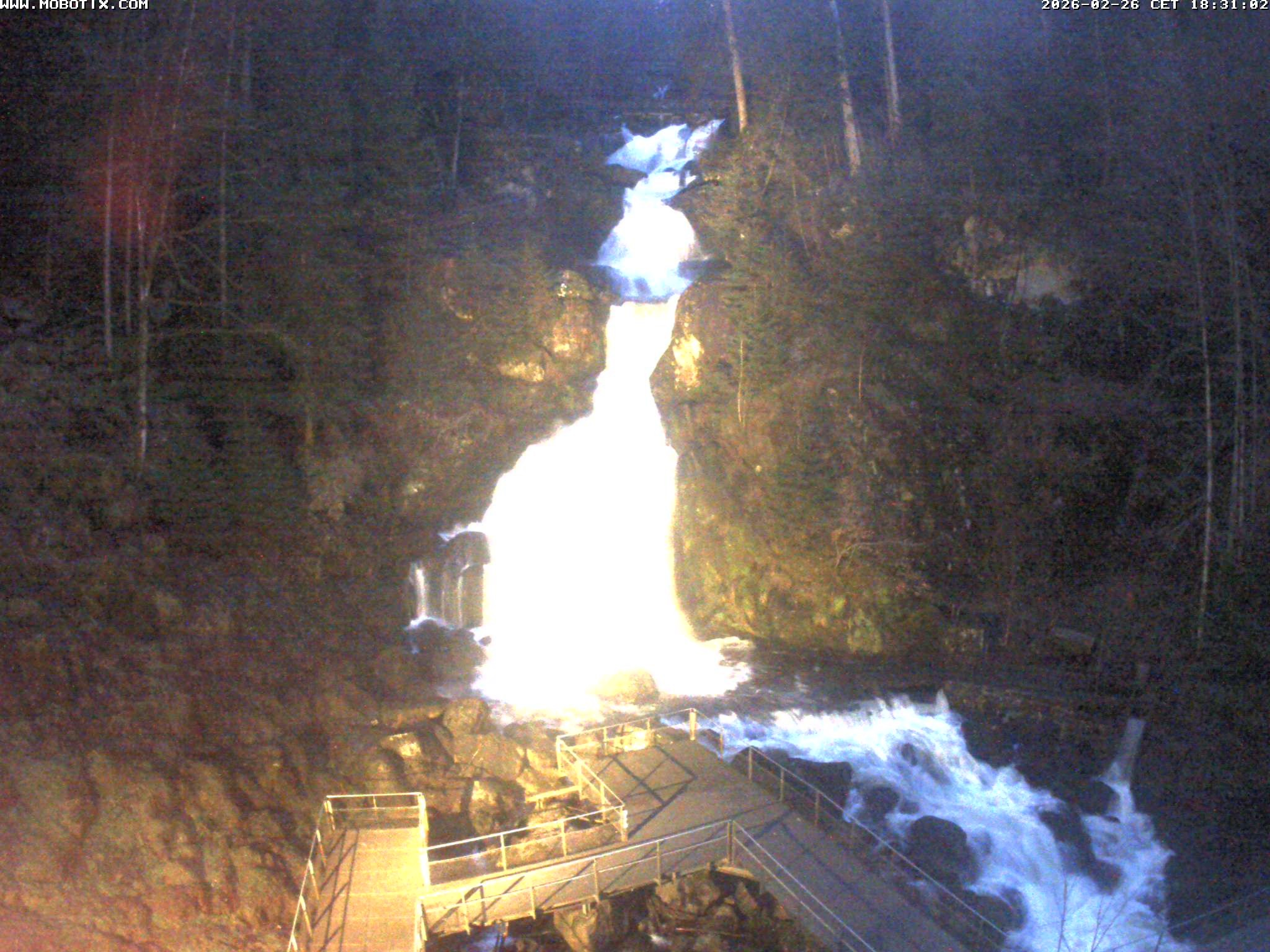 Archived image Webcam Triberg (Black Forest): Waterfalls