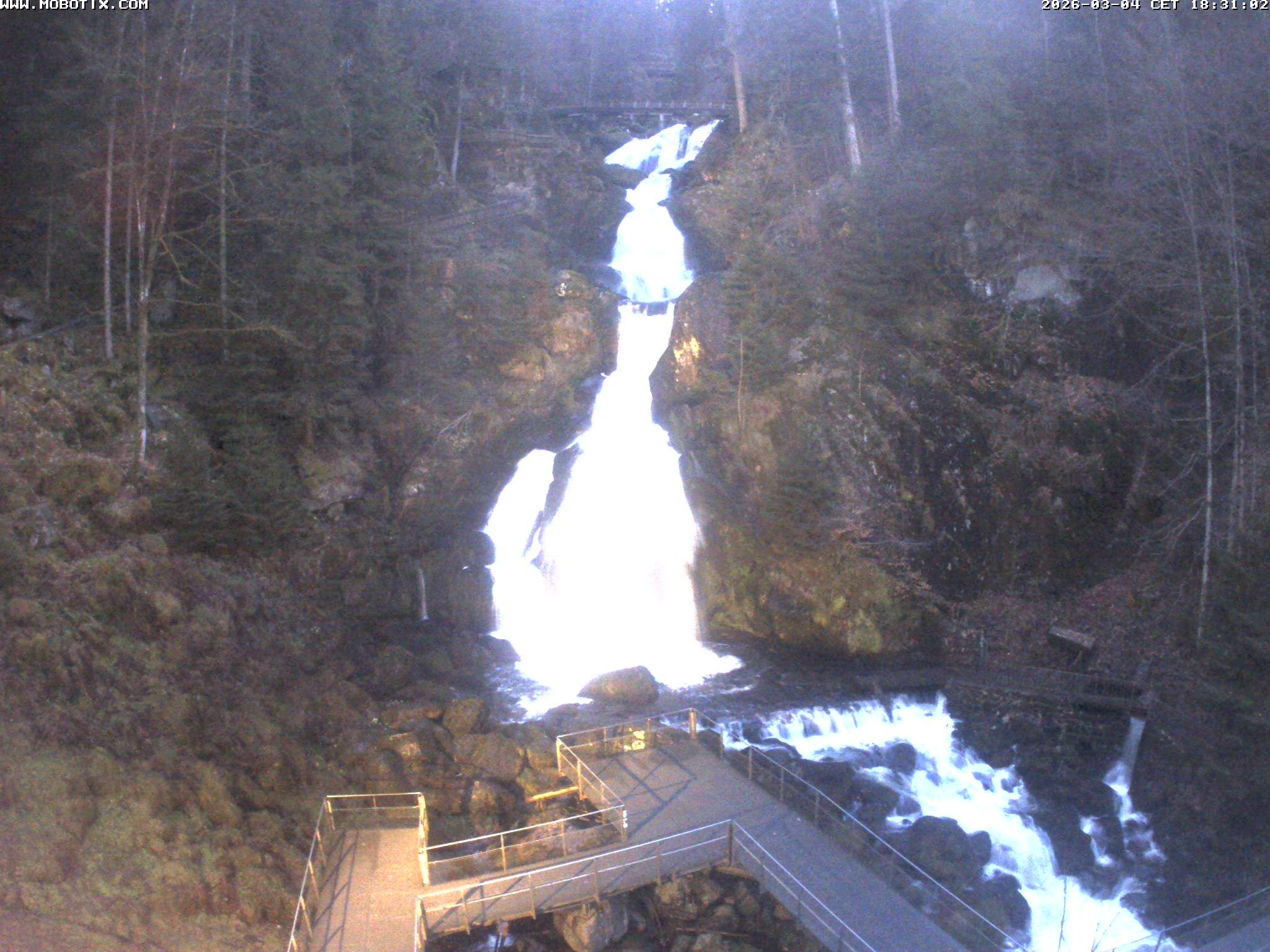 Archiv Foto Webcam Triberg Wasserfälle im Schwarzwald