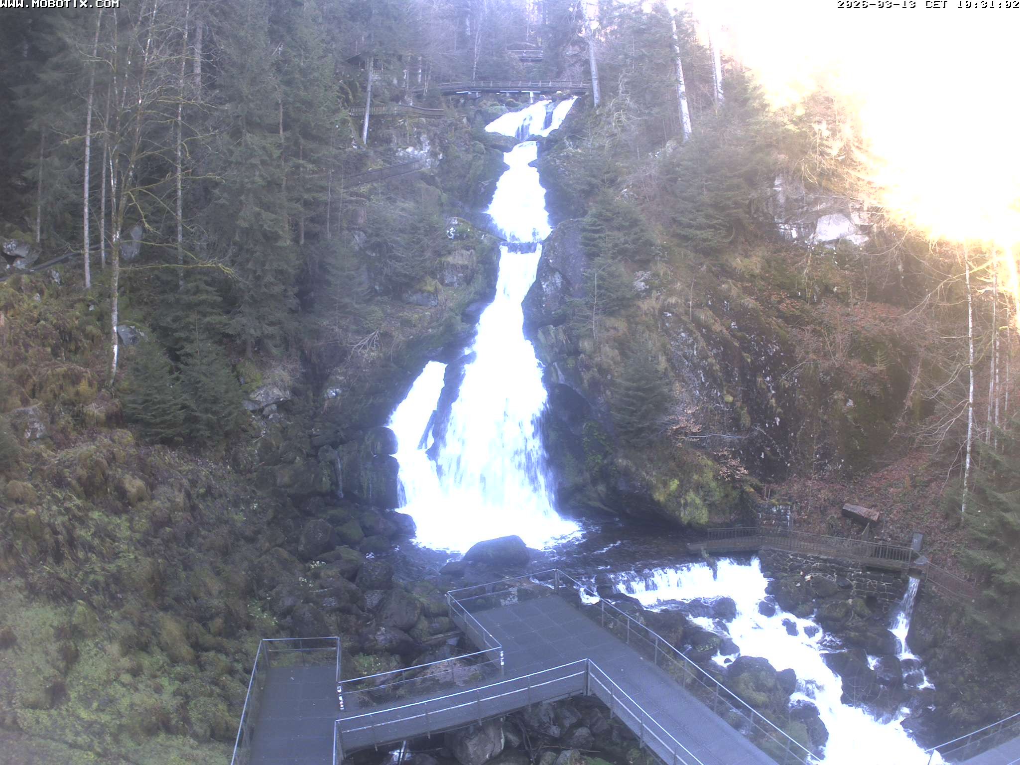 Archiv Foto Webcam Triberg Wasserfälle im Schwarzwald