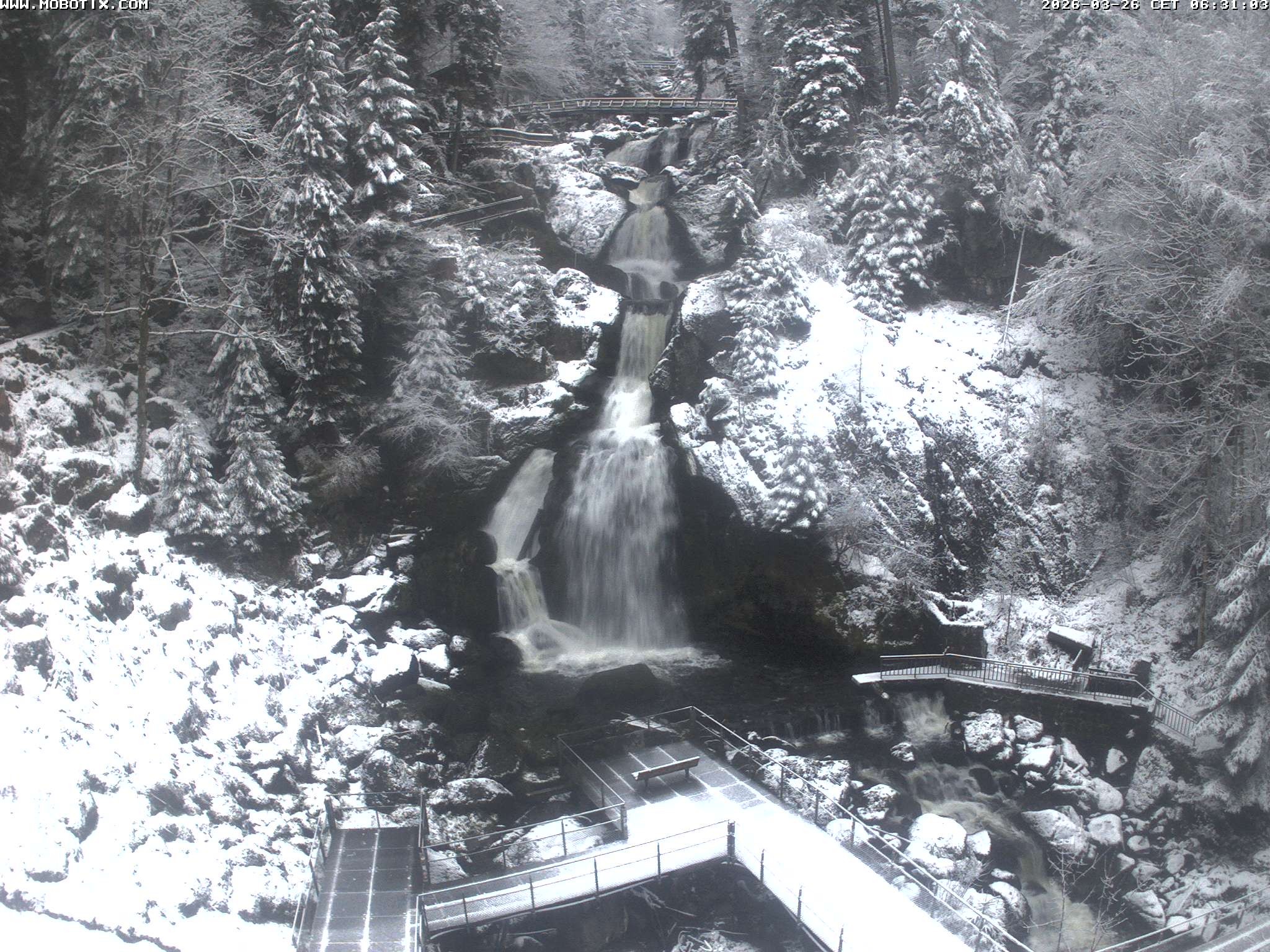 Archiv Foto Webcam Triberg Wasserfälle im Schwarzwald