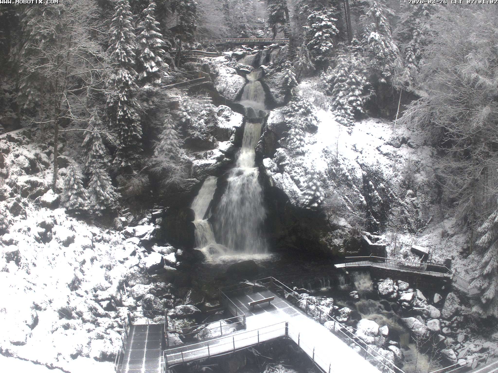 Archiv Foto Webcam Triberg Wasserfälle im Schwarzwald