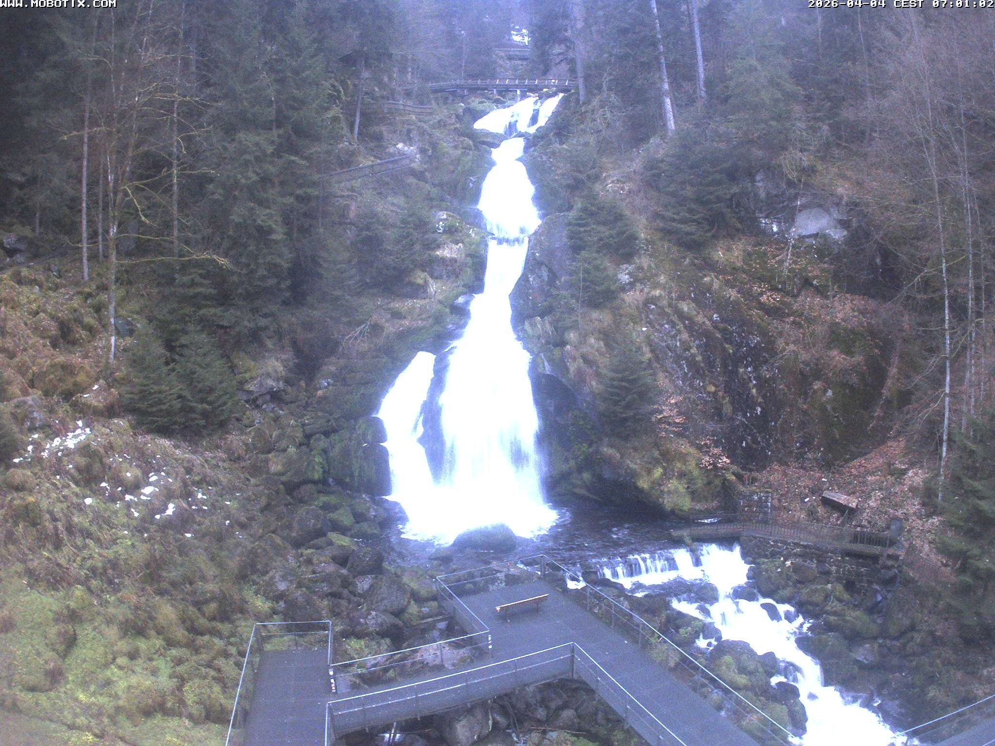 Archiv Foto Webcam Triberg Wasserfälle im Schwarzwald