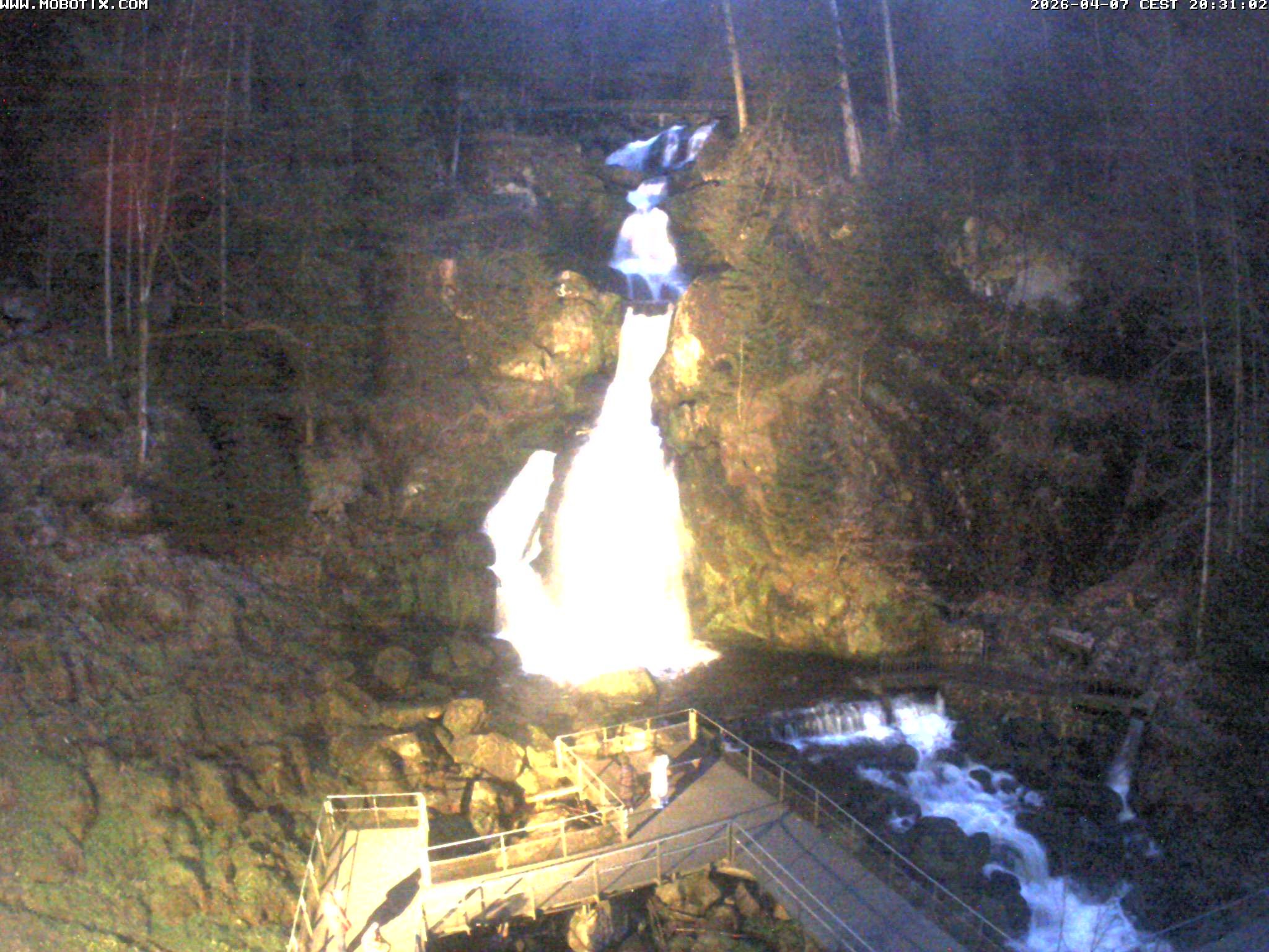 Archived image Webcam Triberg (Black Forest): Waterfalls