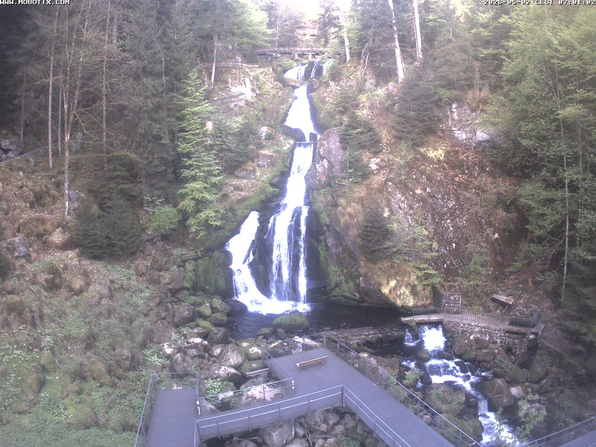Archived image Webcam Triberg (Black Forest): Waterfalls