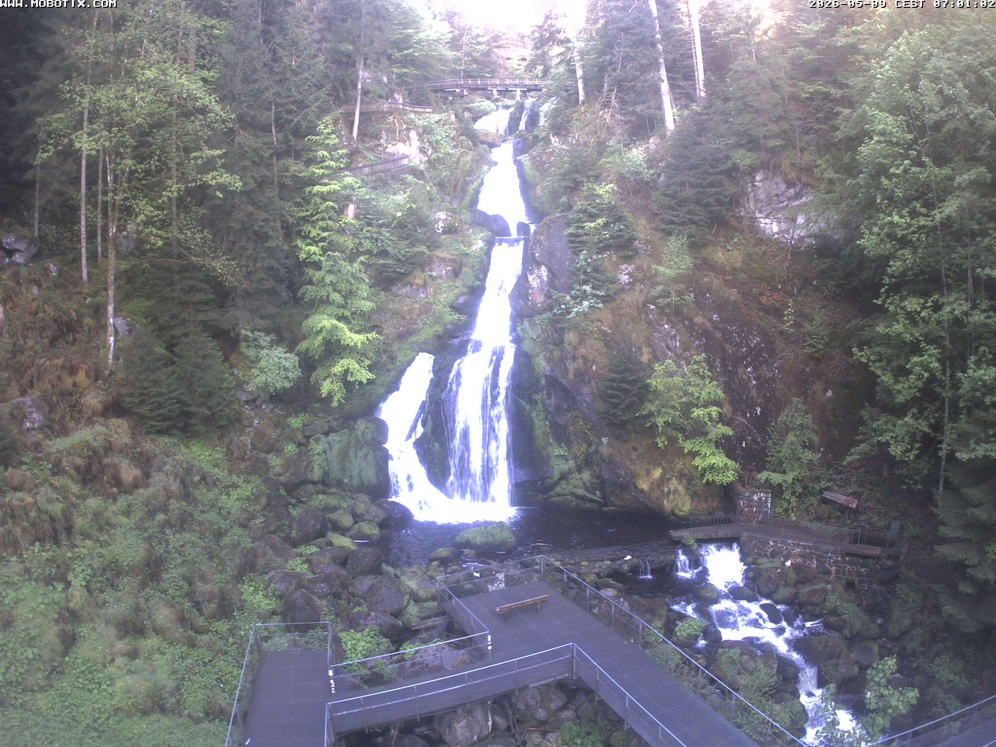 Archiv Foto Webcam Triberg Wasserfälle im Schwarzwald