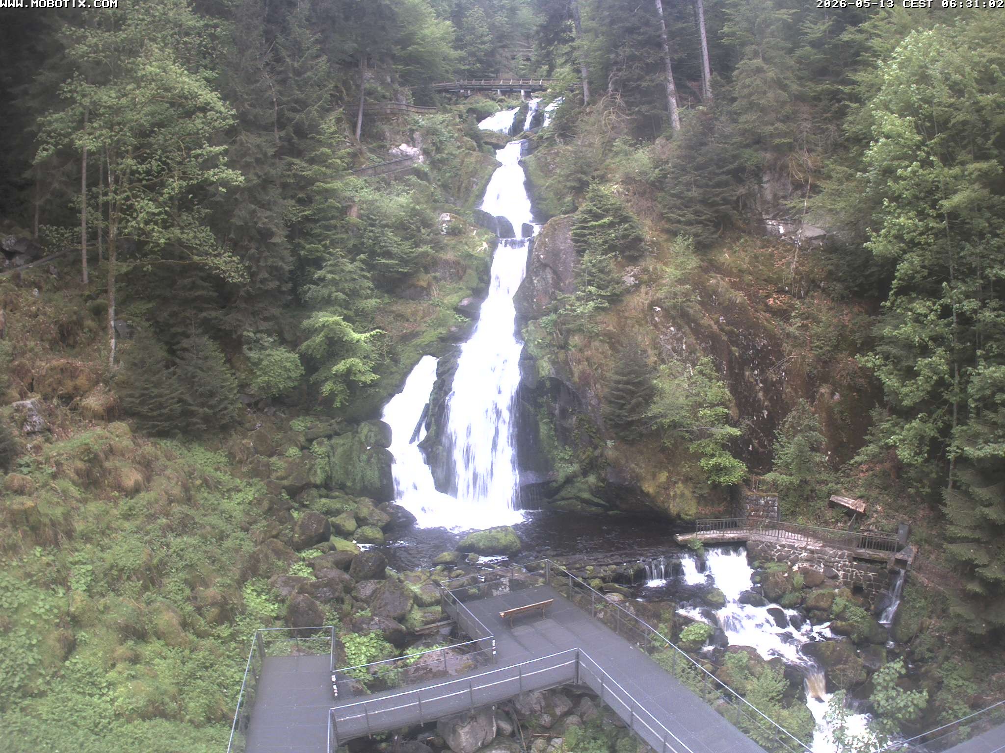 Archiv Foto Webcam Triberg Wasserfälle im Schwarzwald