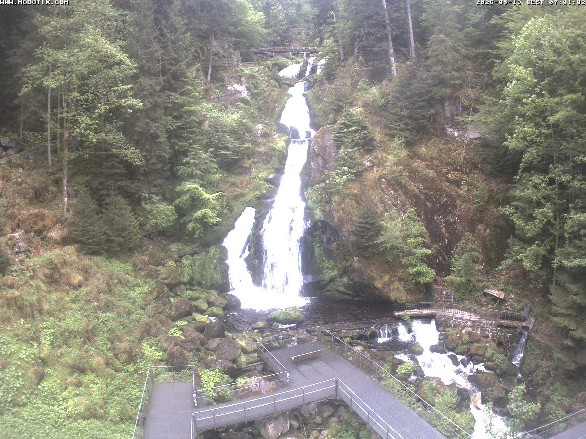 Archiv Foto Webcam Triberg Wasserfälle im Schwarzwald