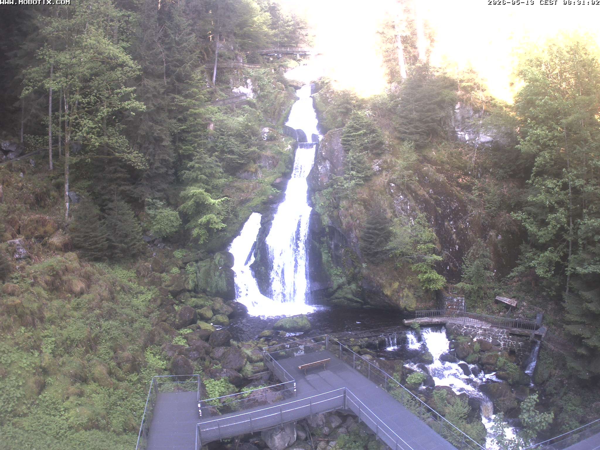 Archiv Foto Webcam Triberg Wasserfälle im Schwarzwald